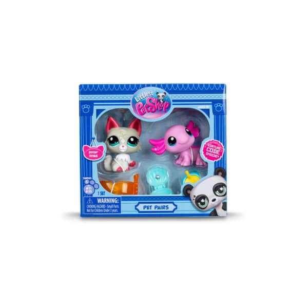 Littlest Pet Shop - Pack de 2 mascotas - Figuras n.° 21 y n.° 25