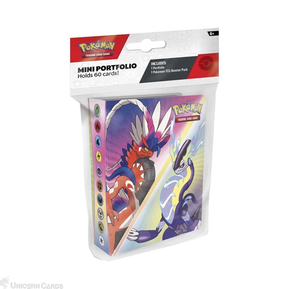 Miniportafolio Escarlata y Violeta de Pokémon TCG