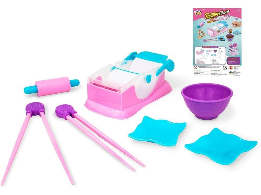 Rollos de chocolate y sushi de Zap Chef