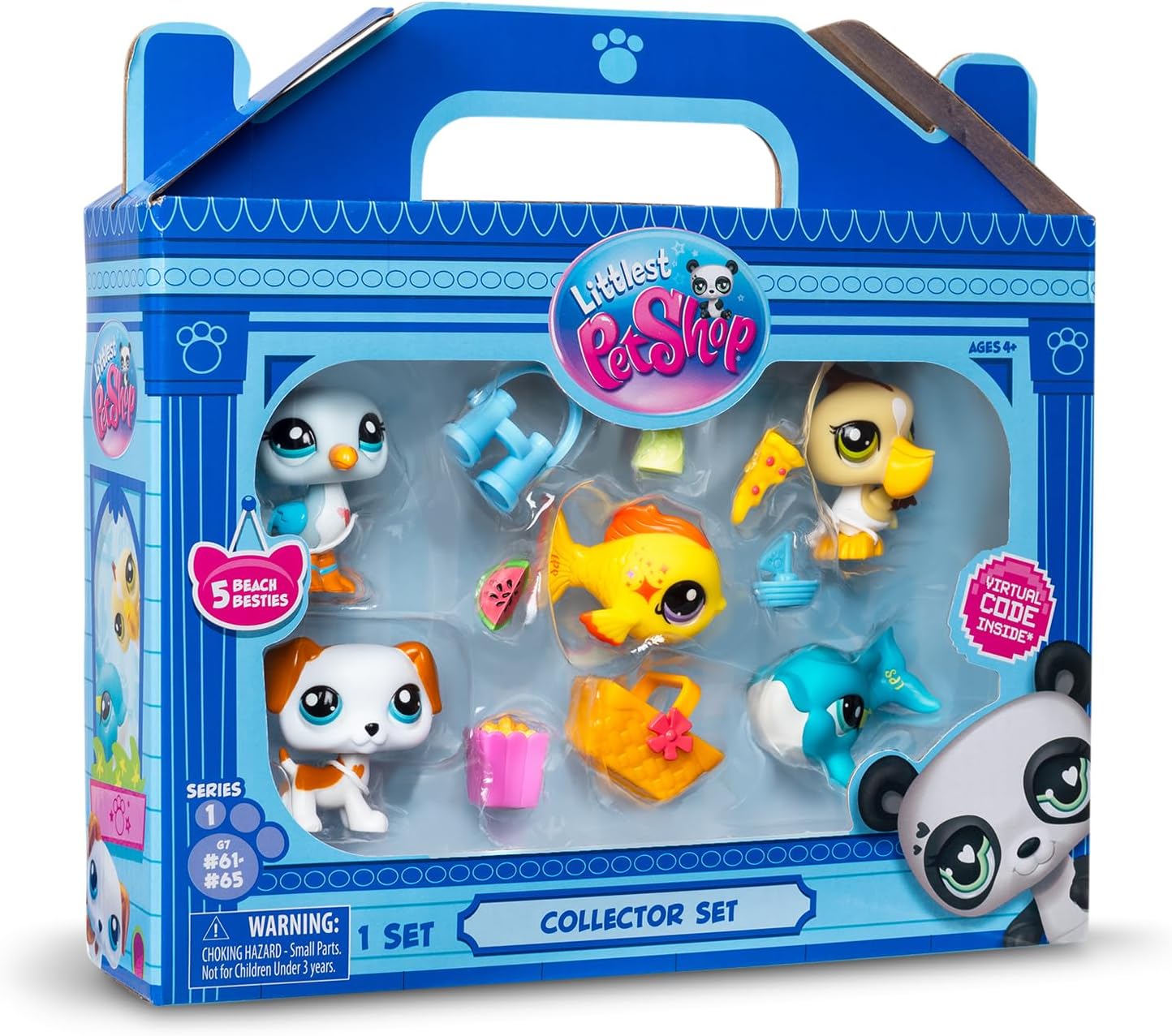 Littlest Pet Shop – Pack de coleccionista de 5 mascotas #61 a #65