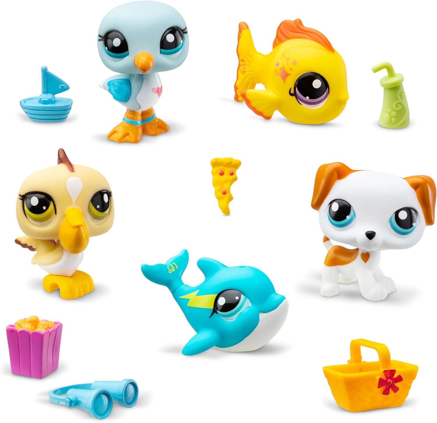 Littlest Pet Shop – Pack de coleccionista de 5 mascotas #61 a #65