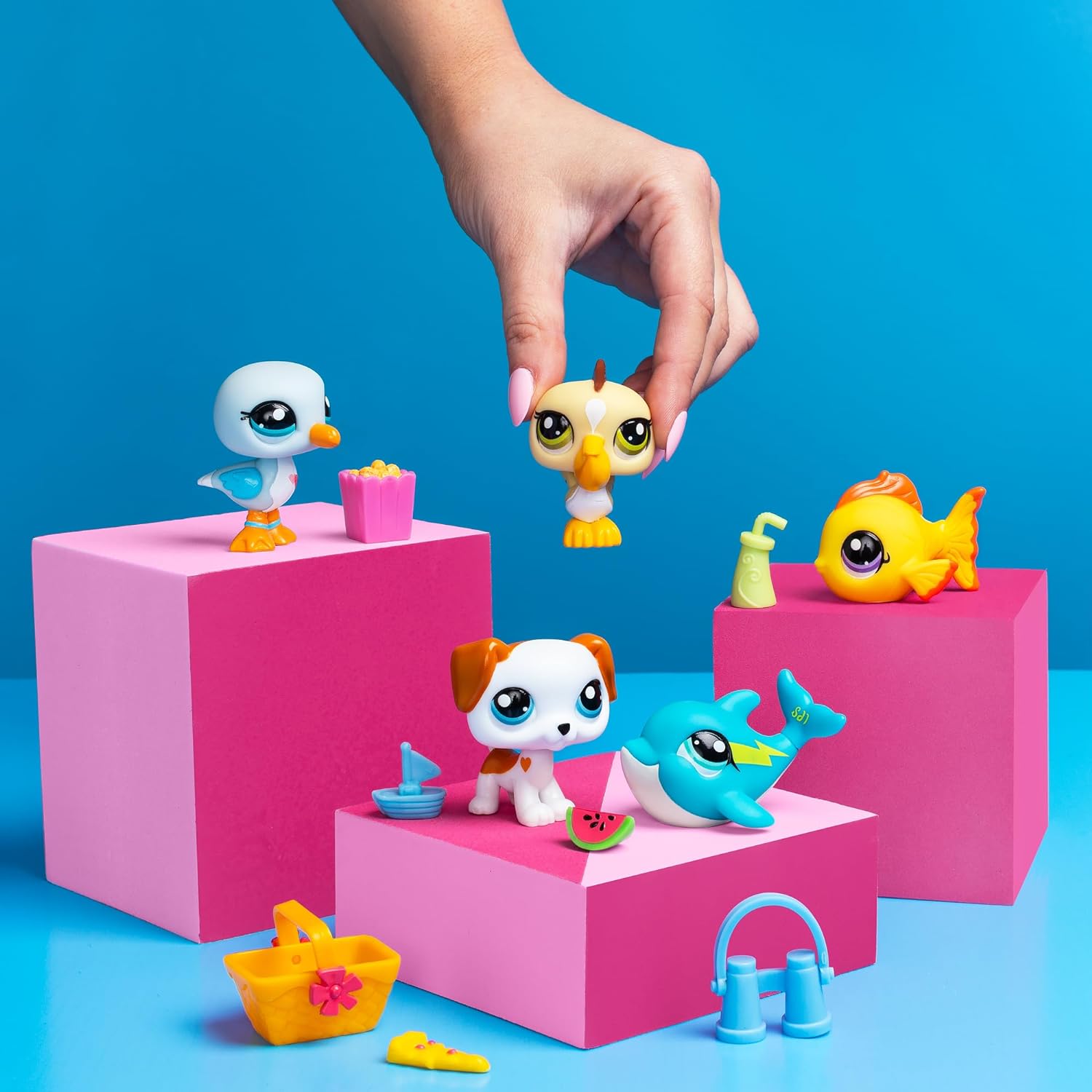 Littlest Pet Shop – Pack de coleccionista de 5 mascotas #61 a #65