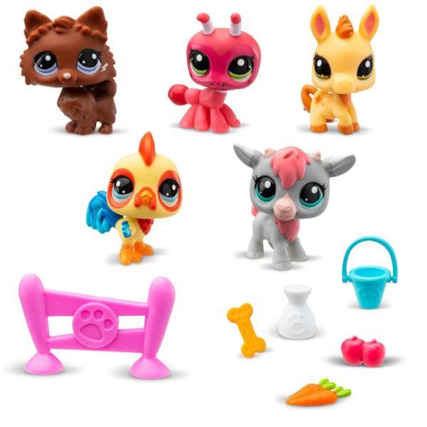 Littlest Pet Shop – Pack de coleccionista de 5 mascotas #56 a #60