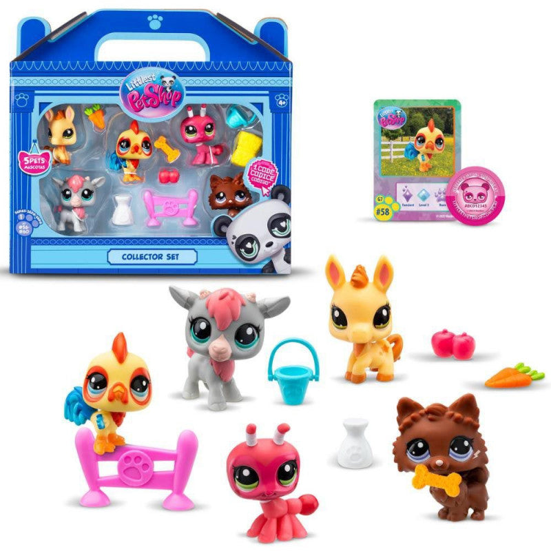 Littlest Pet Shop – Pack de coleccionista de 5 mascotas #56 a #60