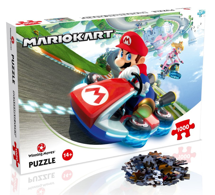 Rompecabezas de 1000 piezas de Mario Kart Funracer