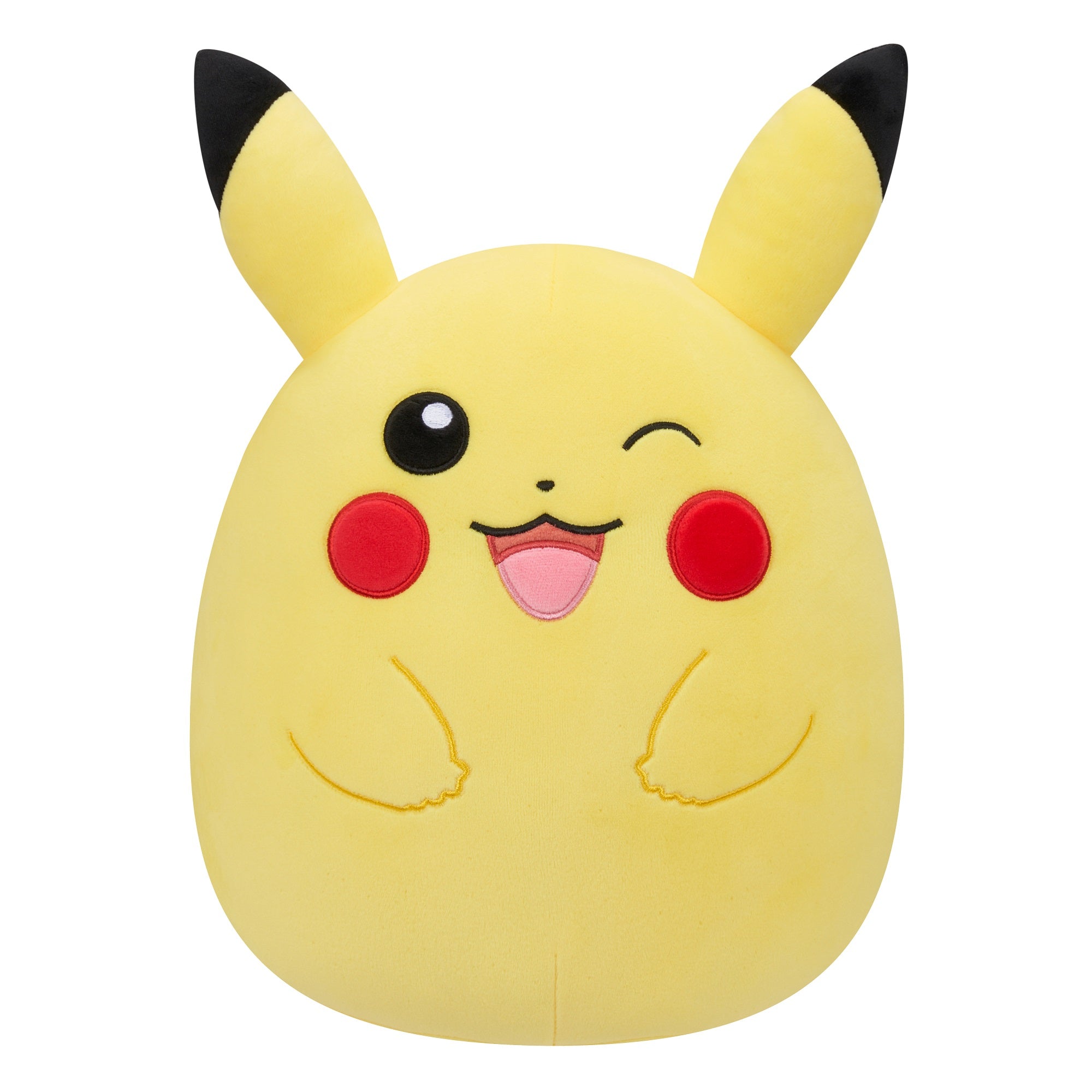 Peluche Squishmallows de Pokémon - Pikachu Guiño (25 cm)