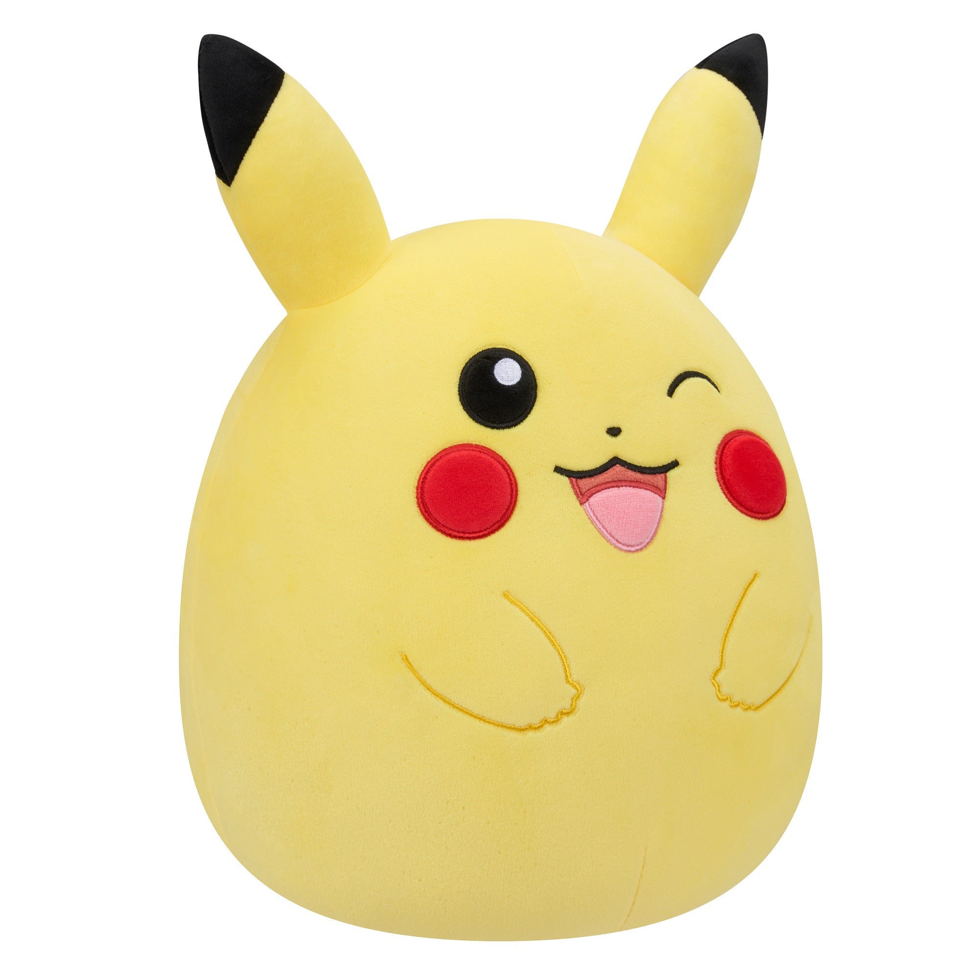 Peluche Squishmallows de Pokémon - Pikachu Guiño 35 cm