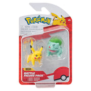Pack de figuras Pokémon Battle Ready 2: Pikachu x Bullbasaur
