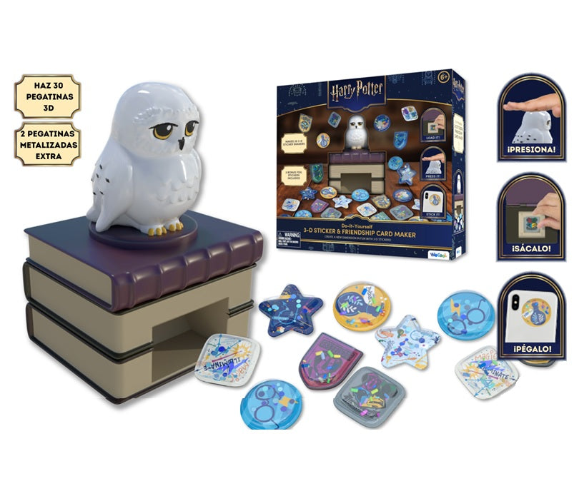 Crea tus pegatinas 3D de Harry Potter