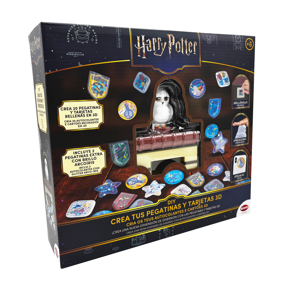 Crea tus pegatinas 3D de Harry Potter