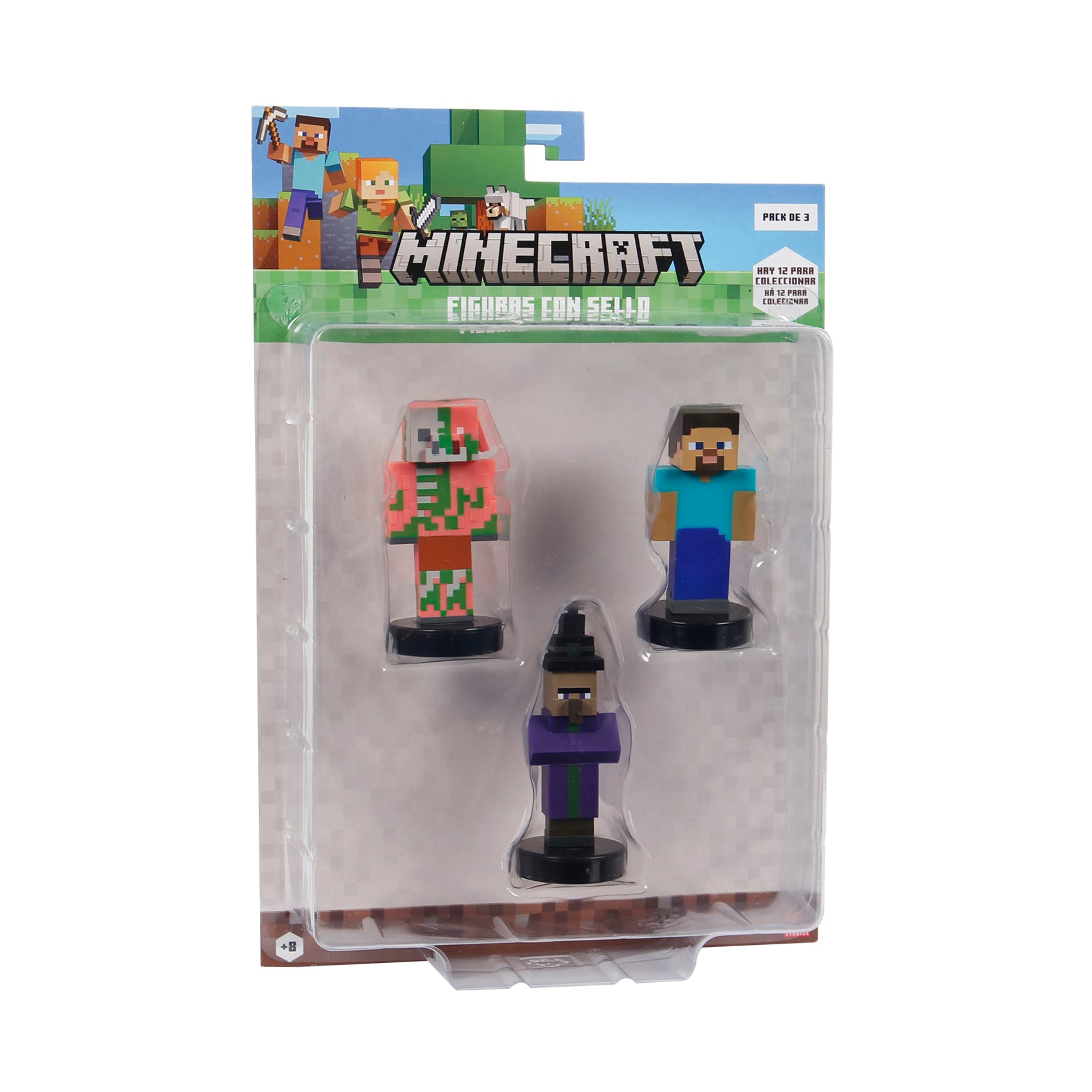 Paquete de 3 de Minecraft