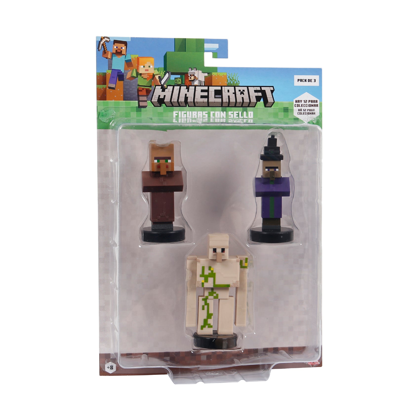 Paquete de 3 de Minecraft