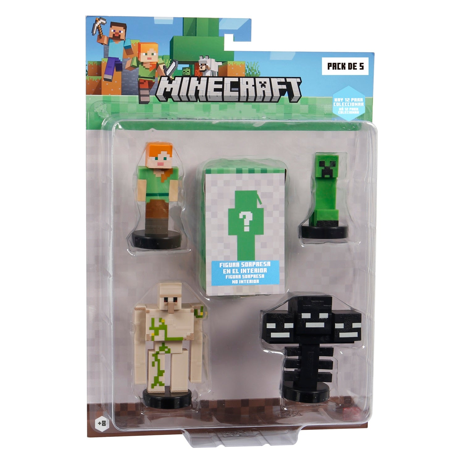 Paquete de 5 de Minecraft