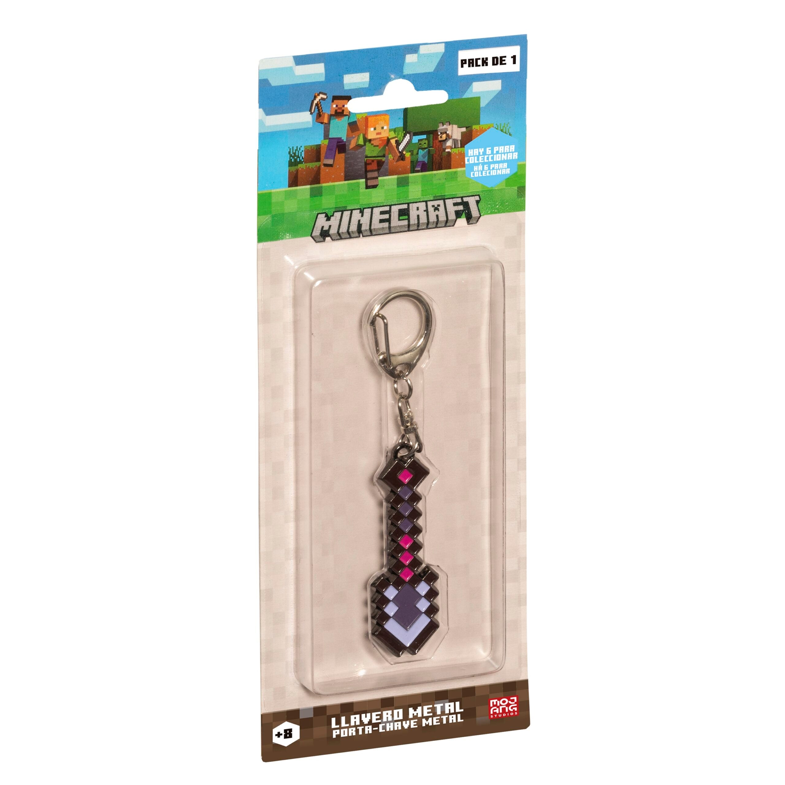 Paquete de llaveros de Minecraft de 1 pieza
