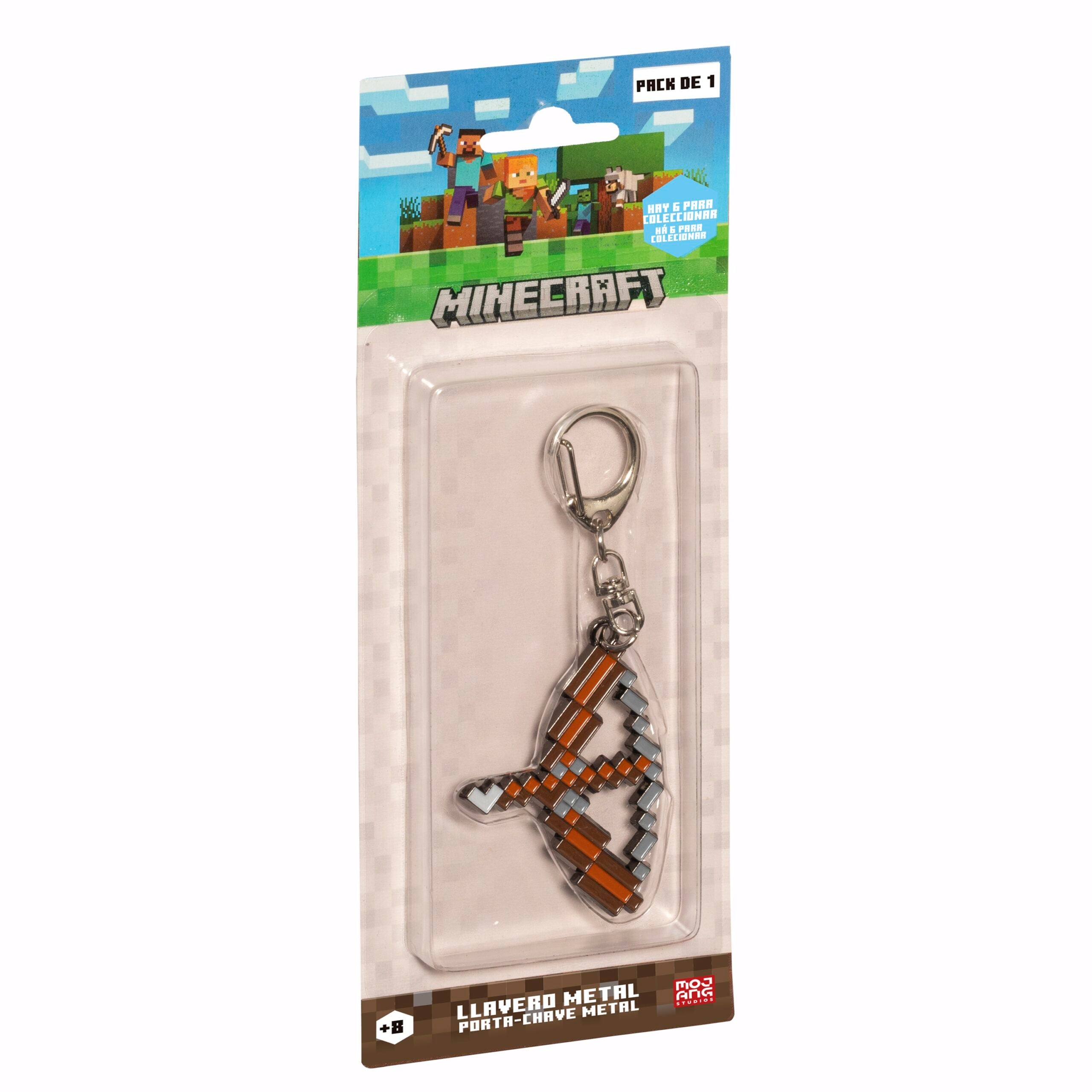 Paquete de llaveros de Minecraft de 1 pieza
