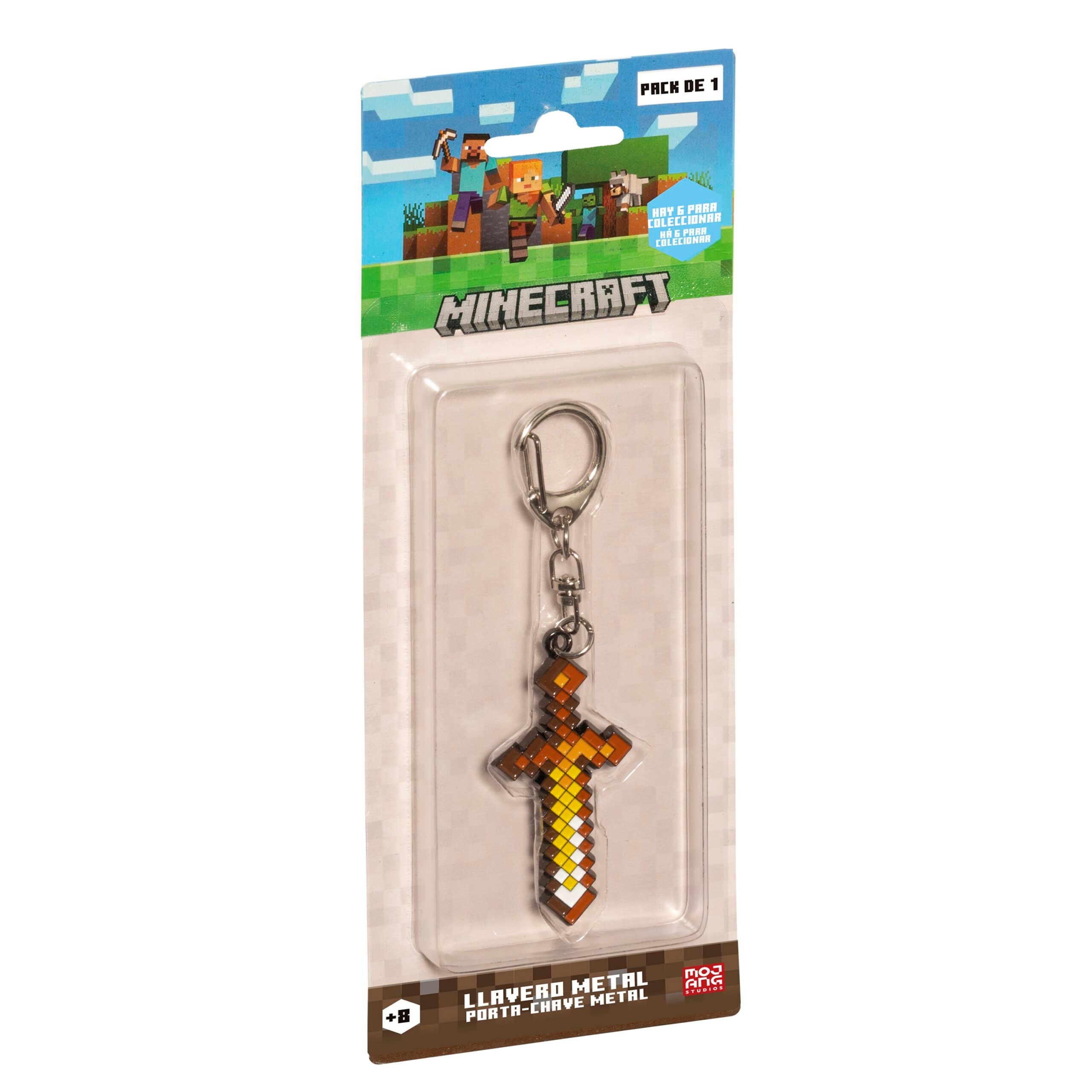 Paquete de llaveros de Minecraft de 1 pieza