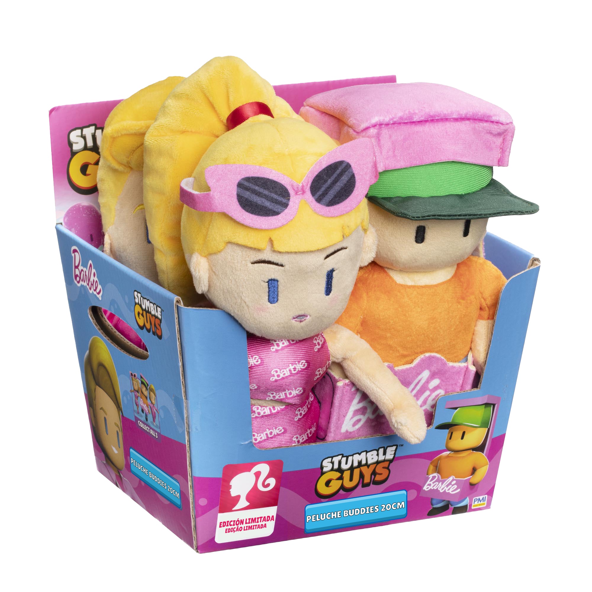 Peluches Stumble Guys x Barbie de 20 cm
