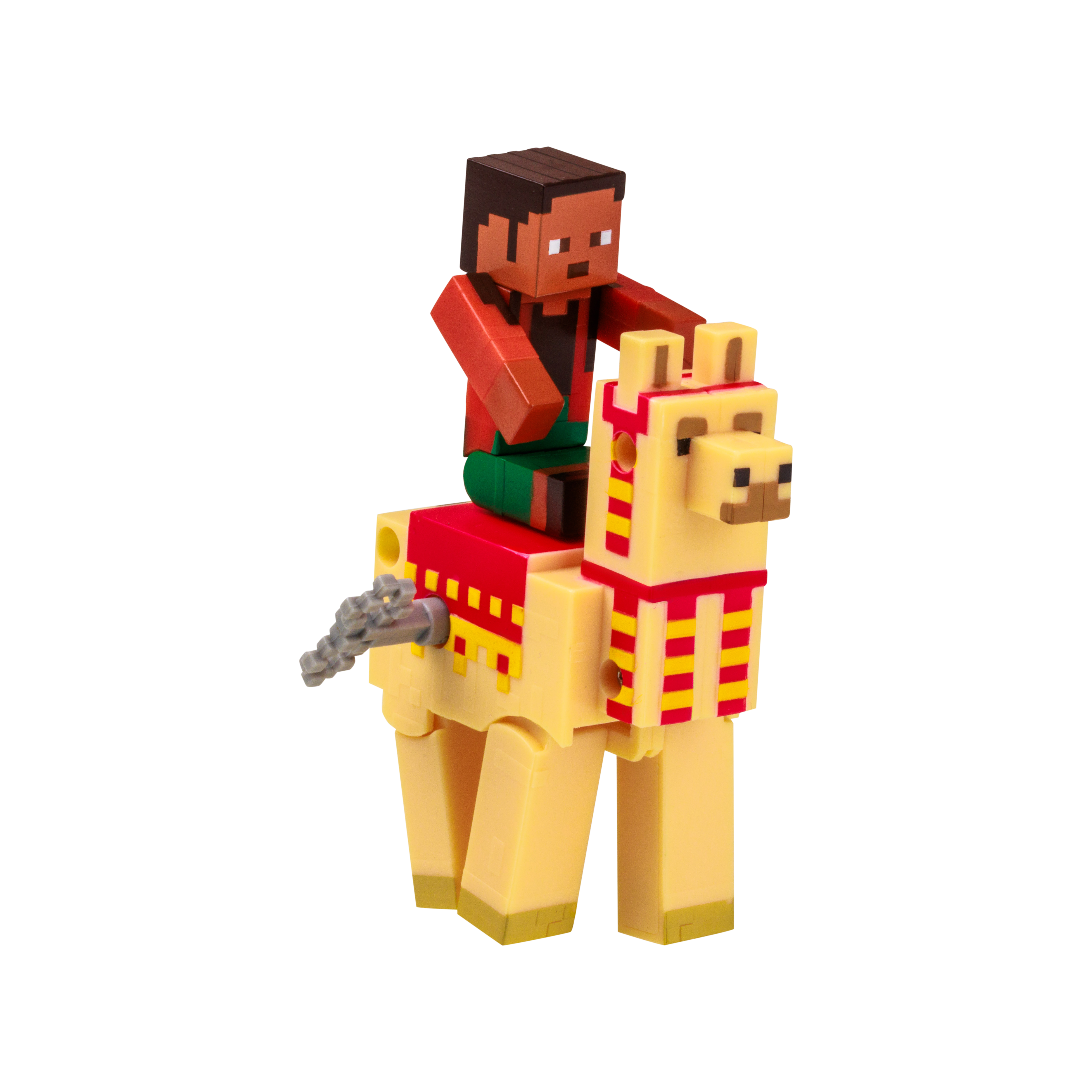 Minecraft - Figura y animal en movimiento