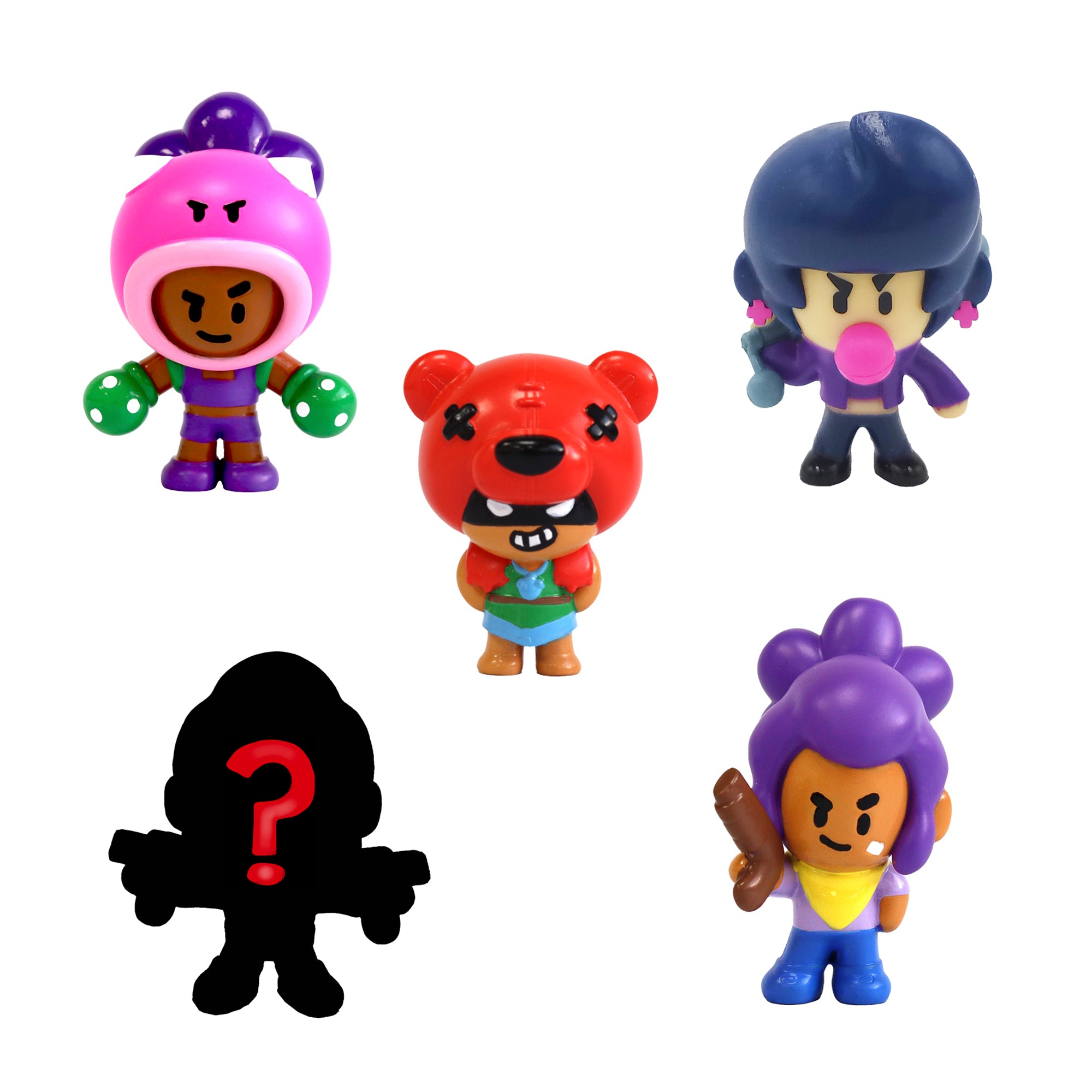 Brawl Stars - Figuras de acción - Paquete de 5