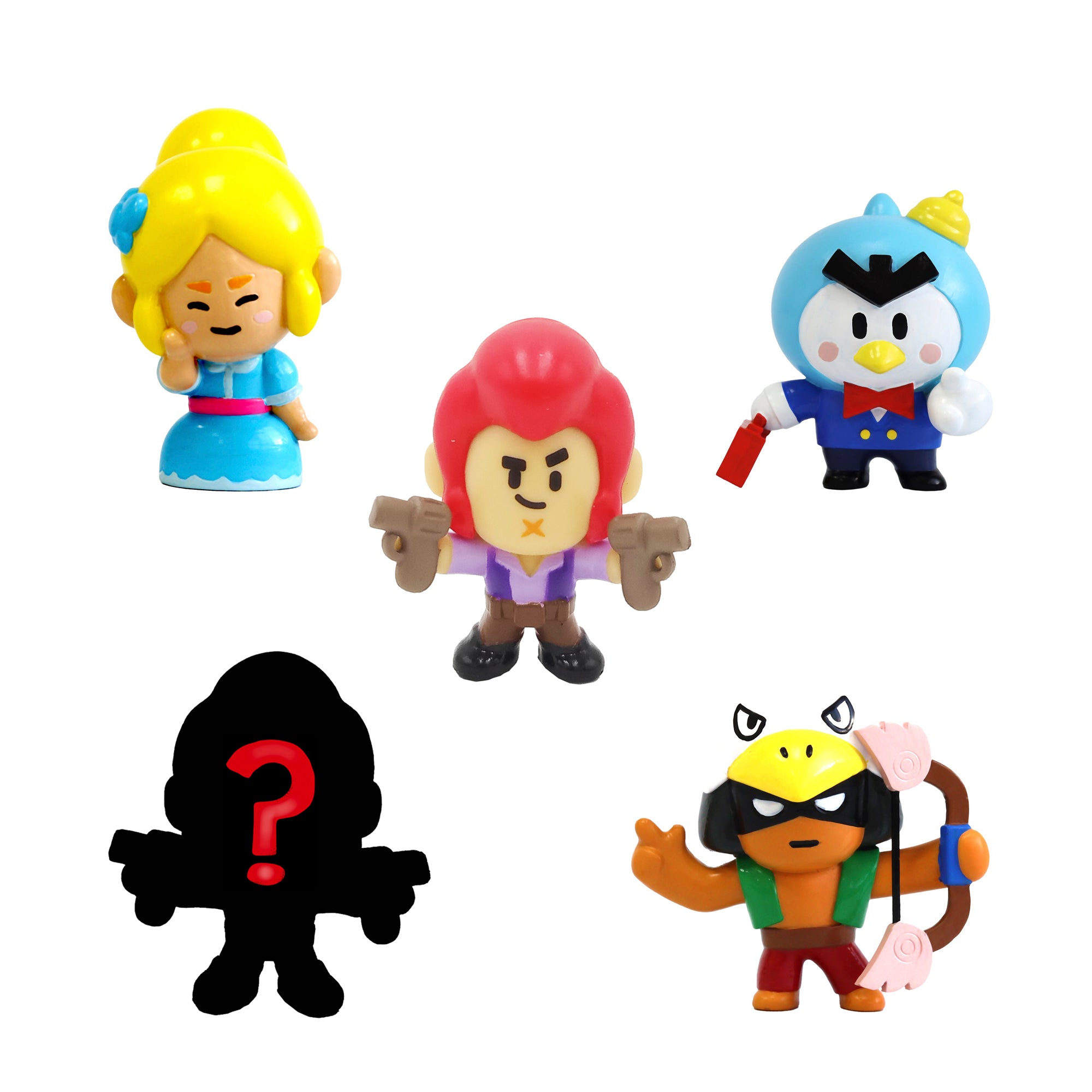 Brawl Stars - Figuras de acción - Paquete de 5