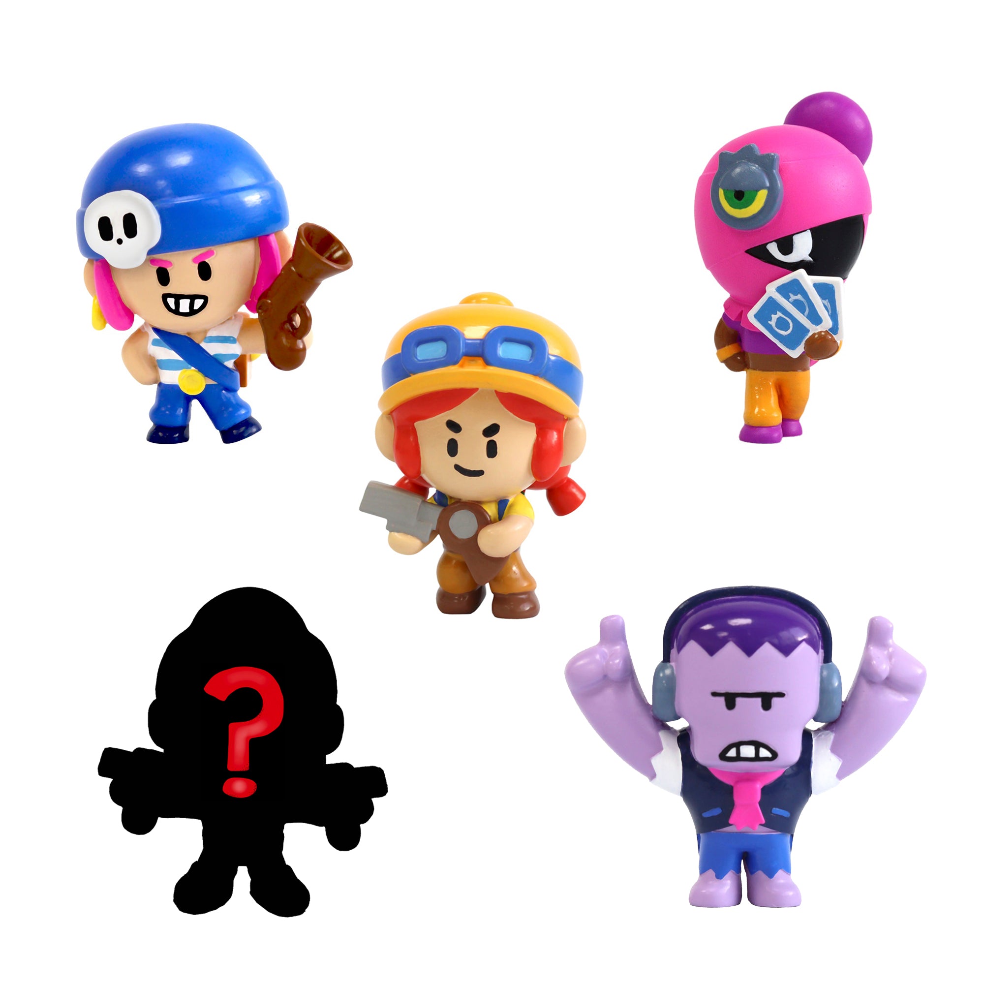 Brawl Stars - Figuras de acción - Paquete de 5