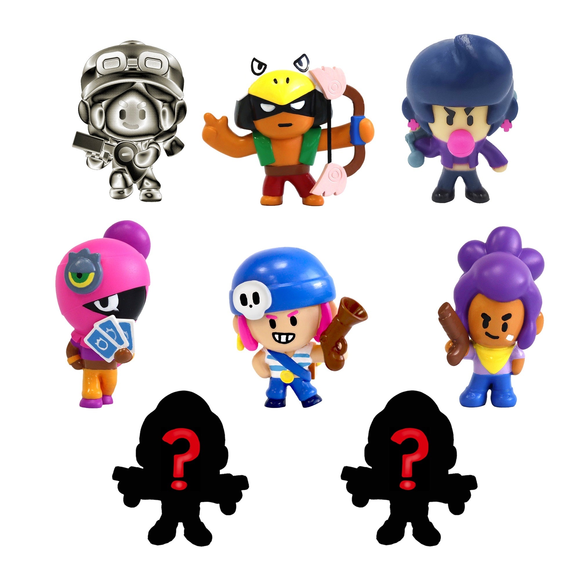 Figuras de acción de Brawl Stars (paquete de 8)