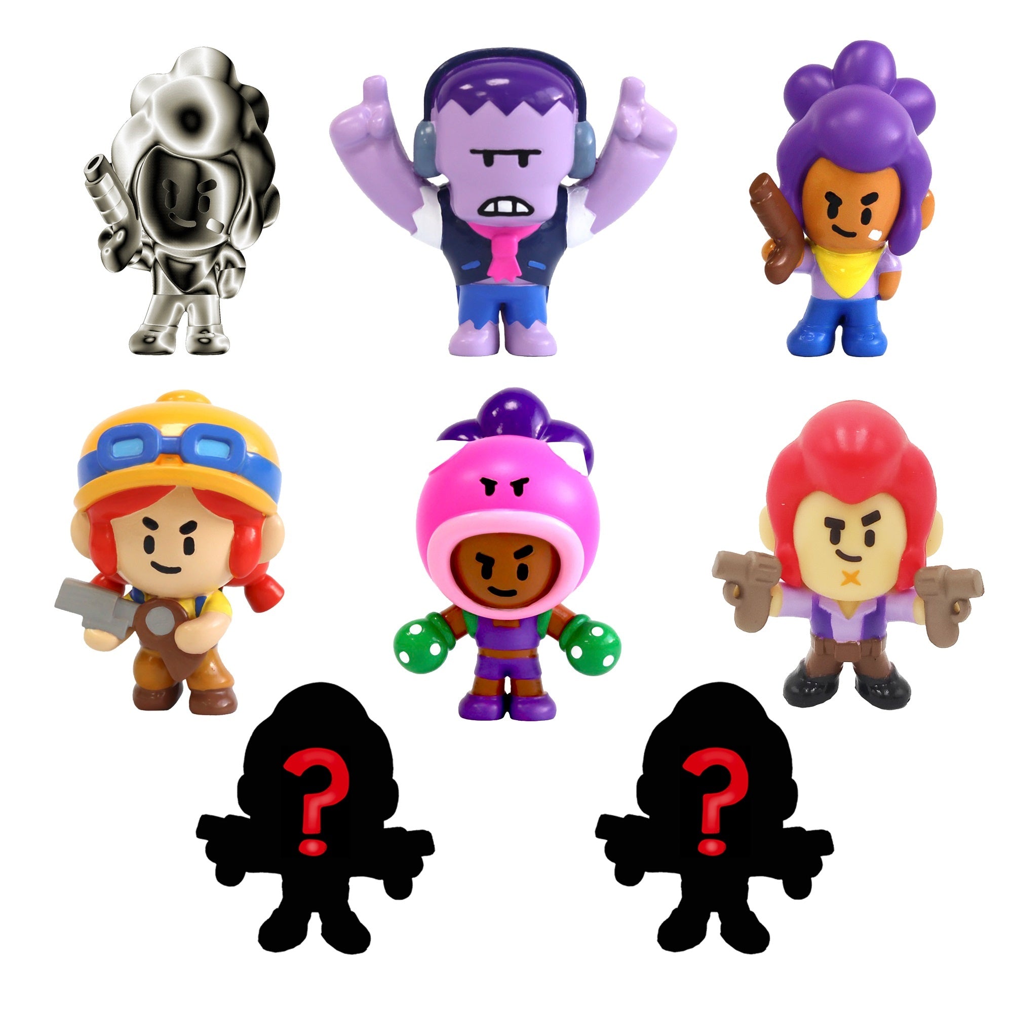 Figuras de acción de Brawl Stars (paquete de 8)