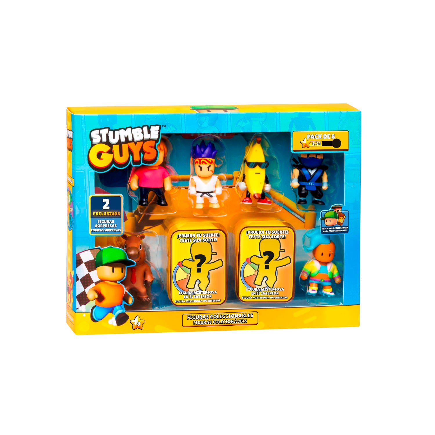 Stumble Guys - Paquete de 8