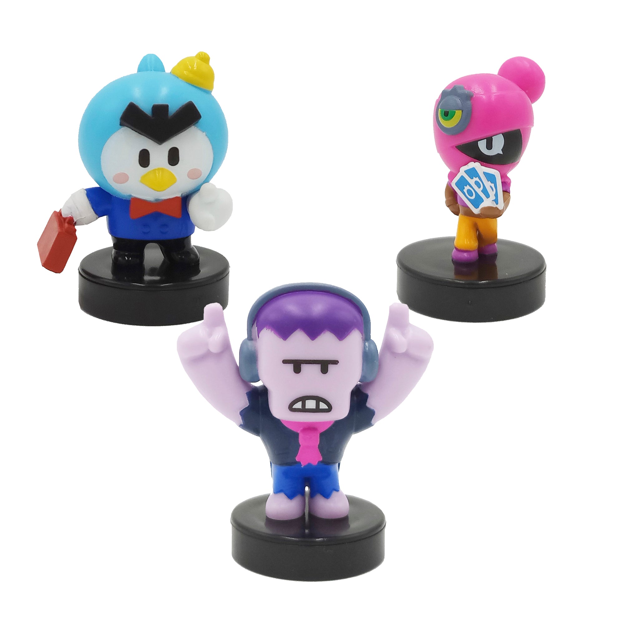 Figuras de acción de Brawl Stars (paquete de 3)