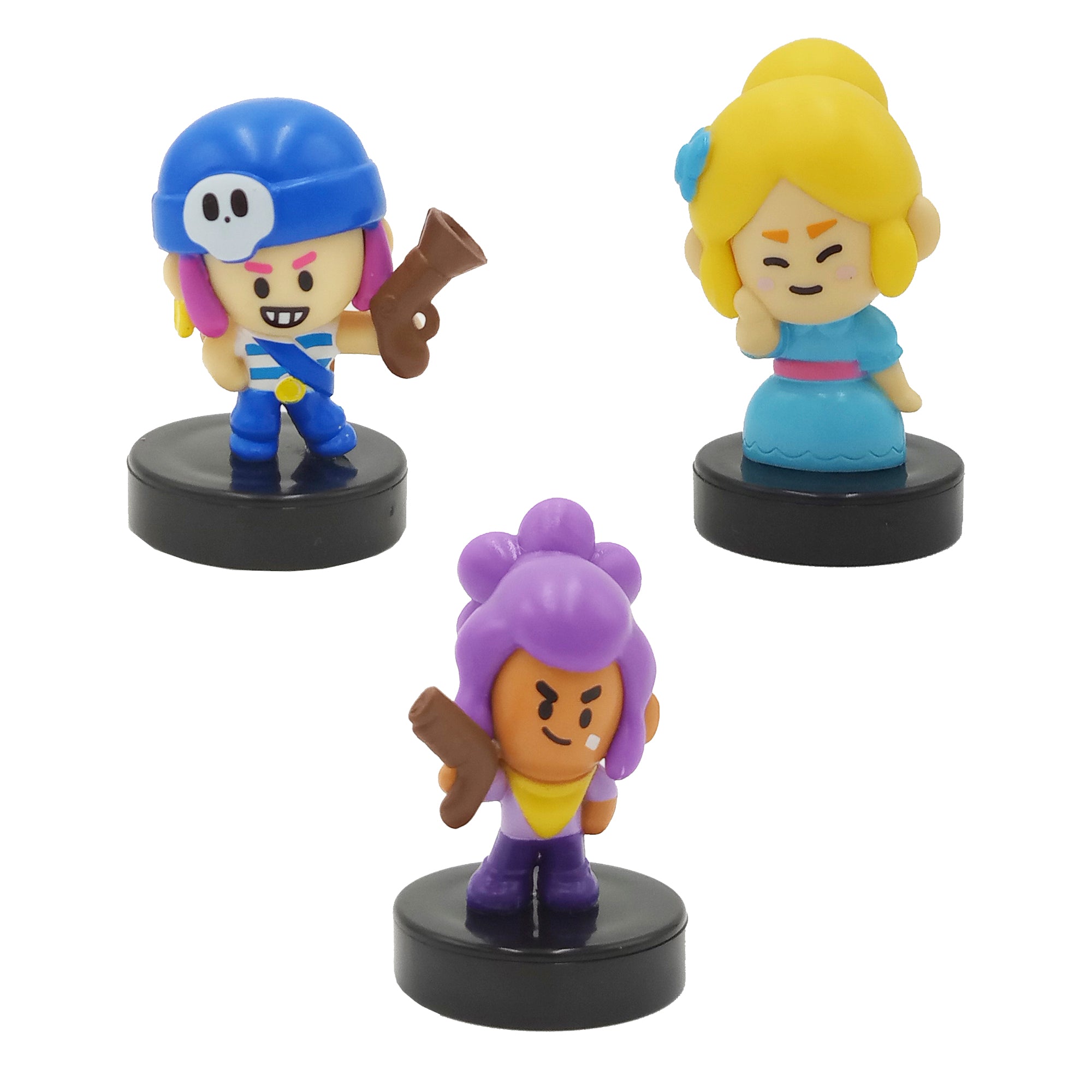 Figuras de acción de Brawl Stars (paquete de 3)
