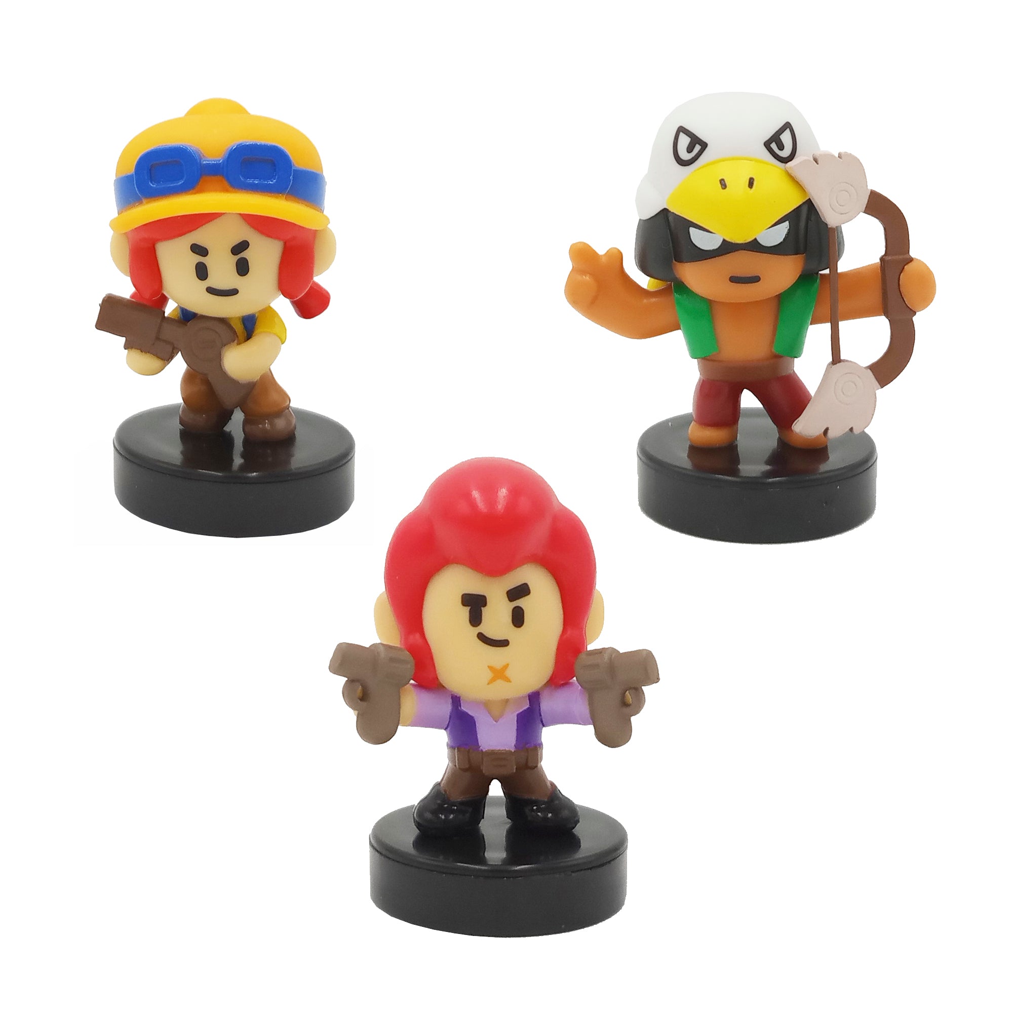 Figuras de acción de Brawl Stars (paquete de 3)
