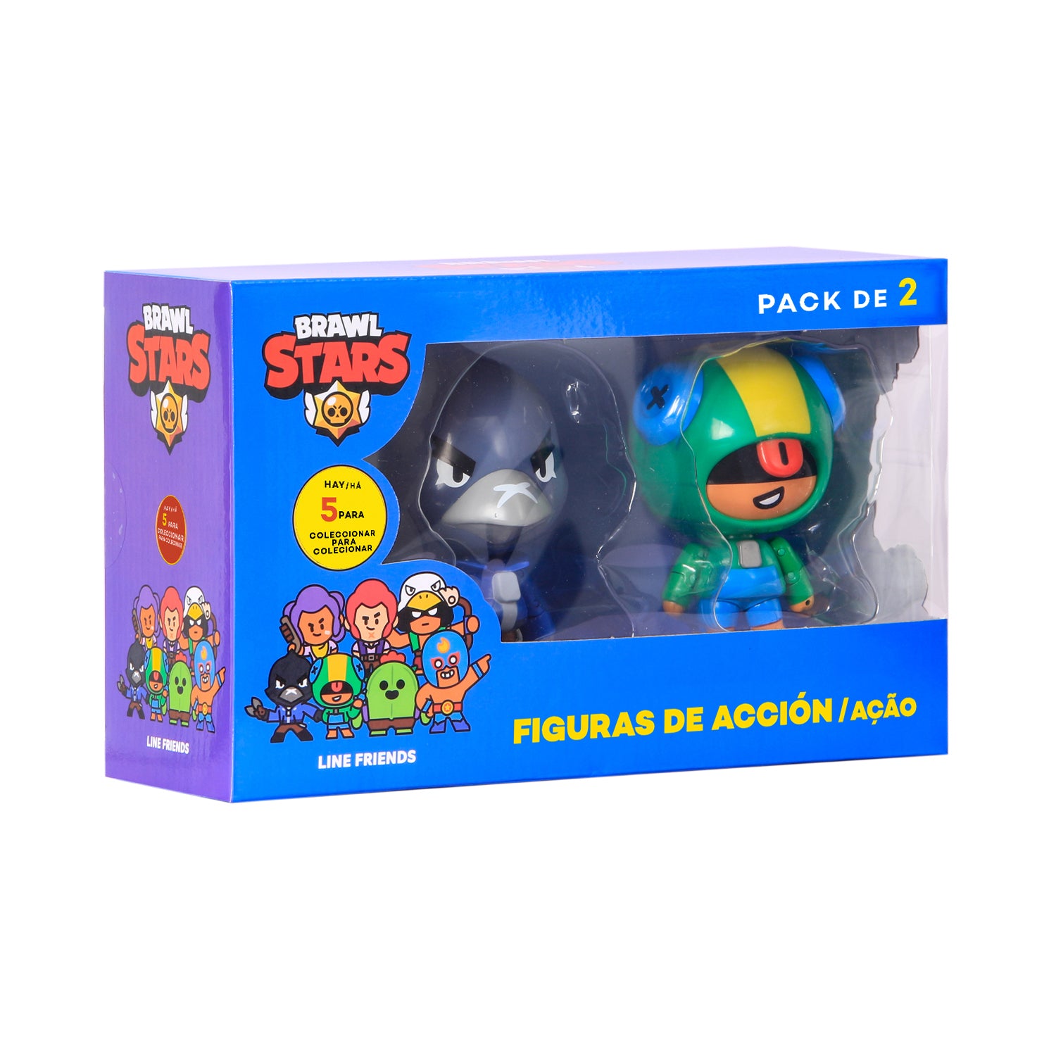 Brawl Stars - Figura de acción - Paquete de 2