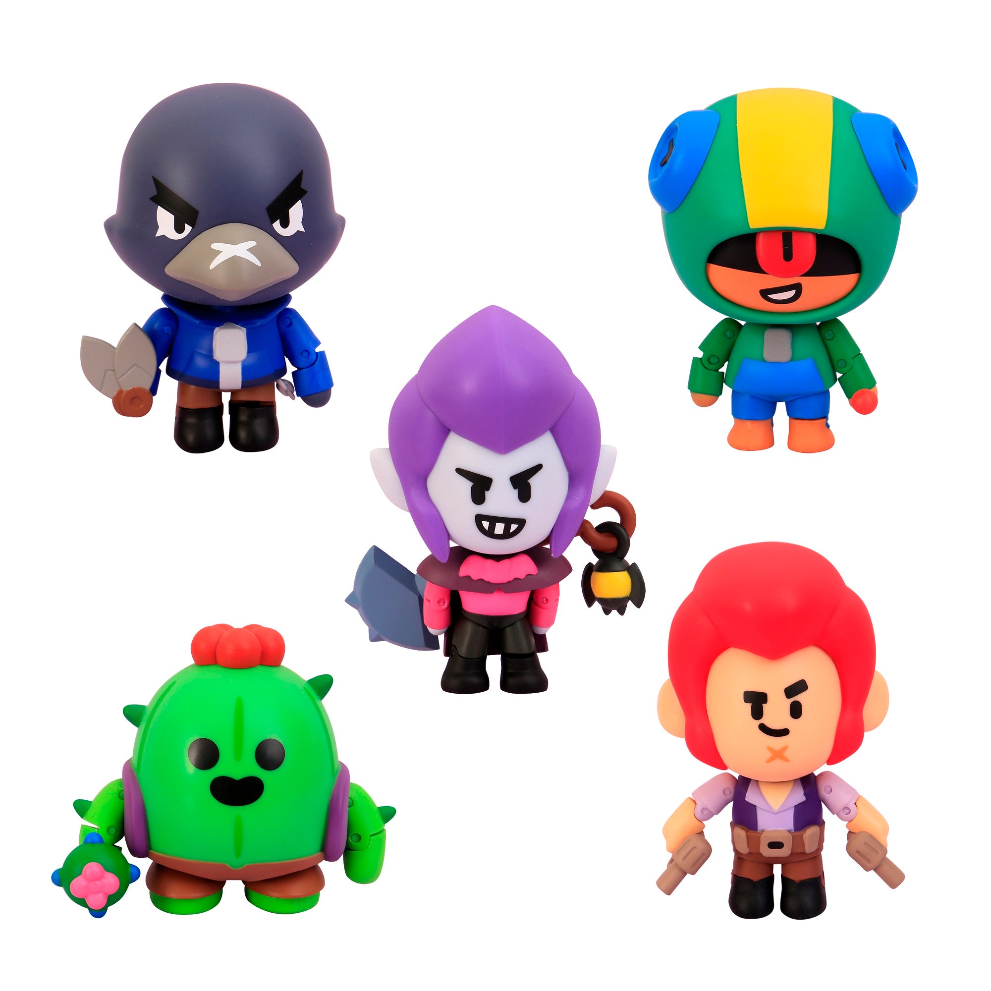 Brawl Stars - Figuras de acción - Paquete de 5