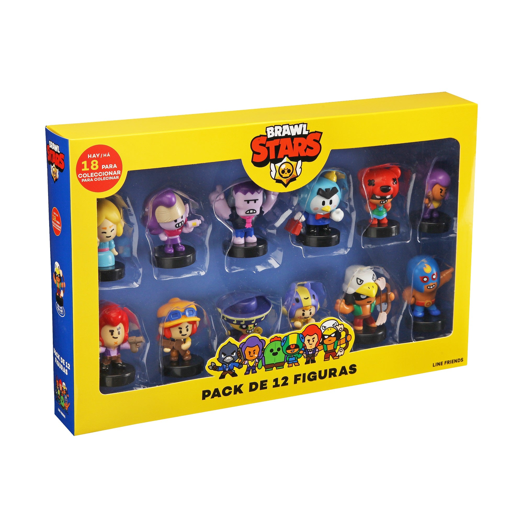 Brawl Stars - Figuras de acción - Paquete de 12