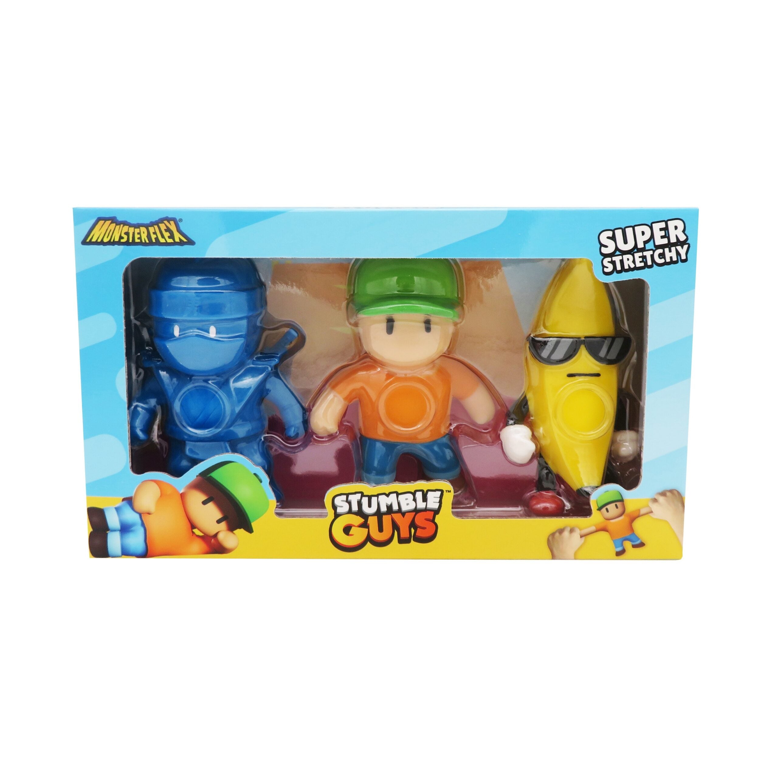 Paquete de 3 Monster Flex Stumble Guys