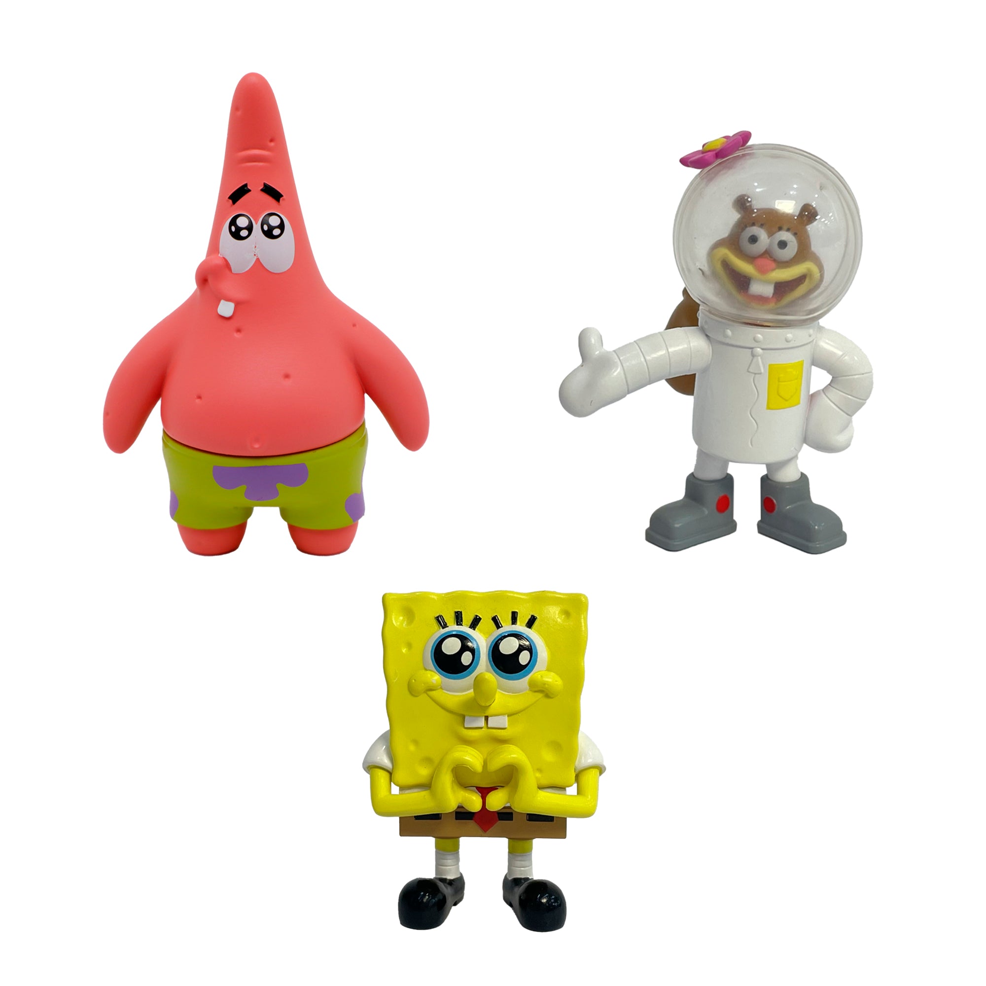 Bob Esponja - Pack de 3 figuras