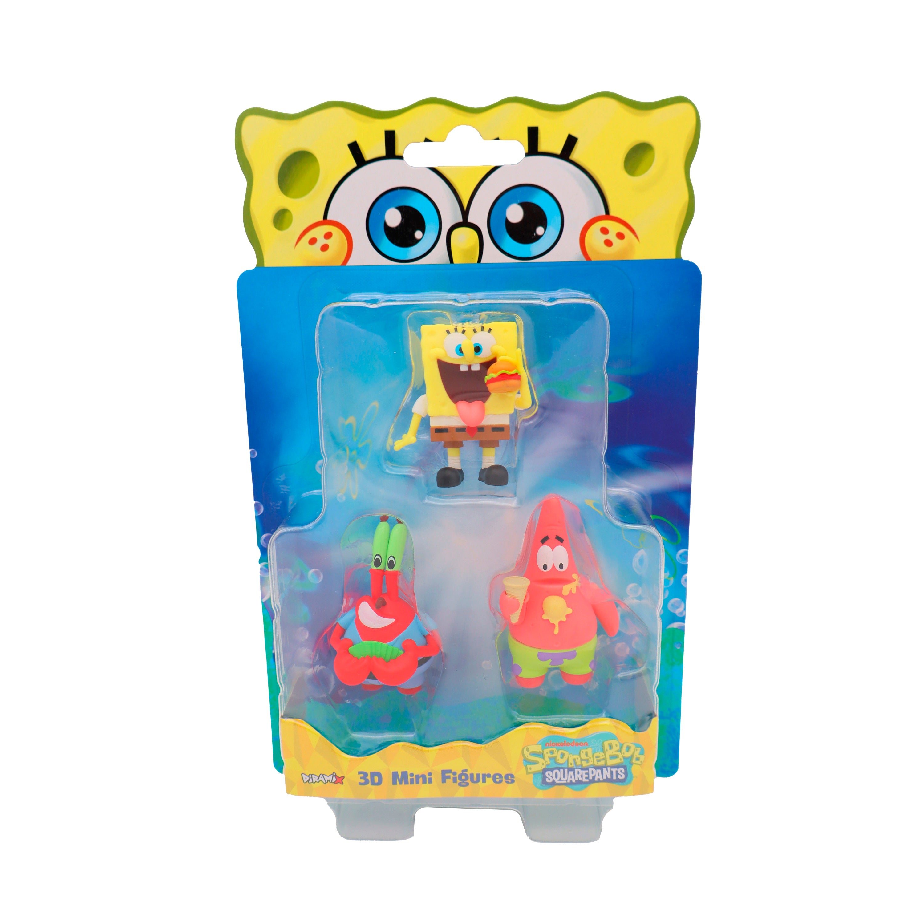 Bob Esponja - Pack de 3 figuras