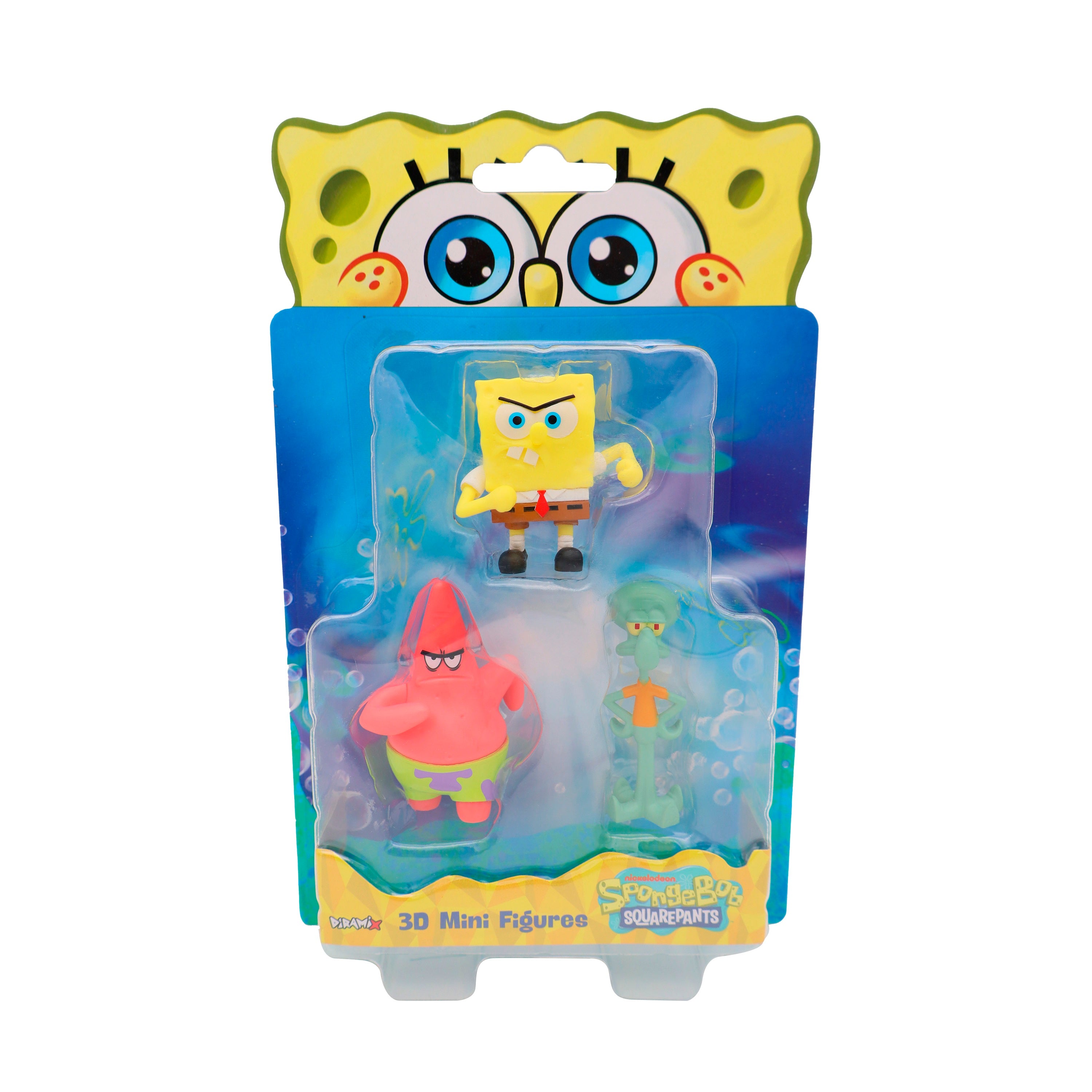 Bob Esponja - Pack de 3 figuras