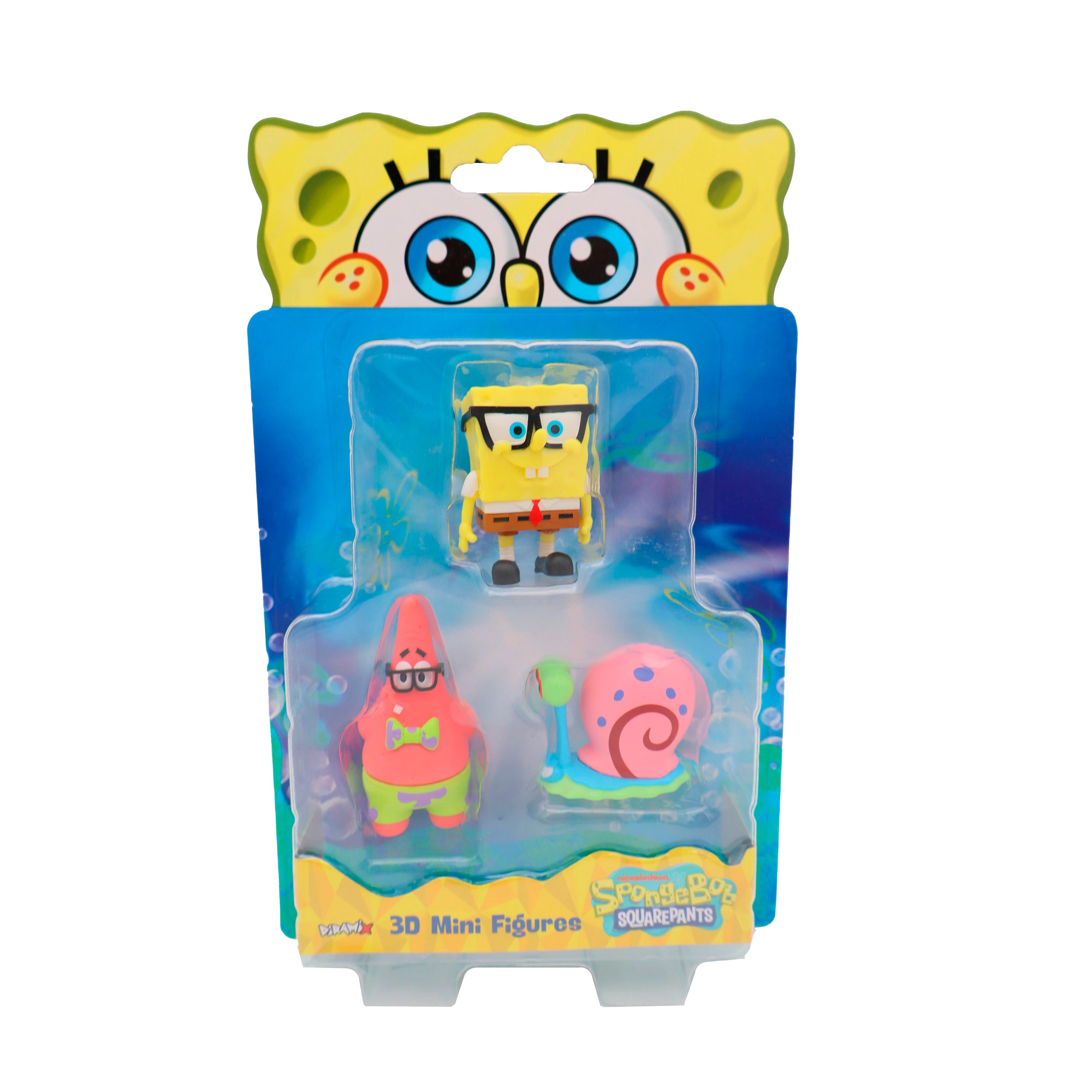 Bob Esponja - Pack de 3 figuras