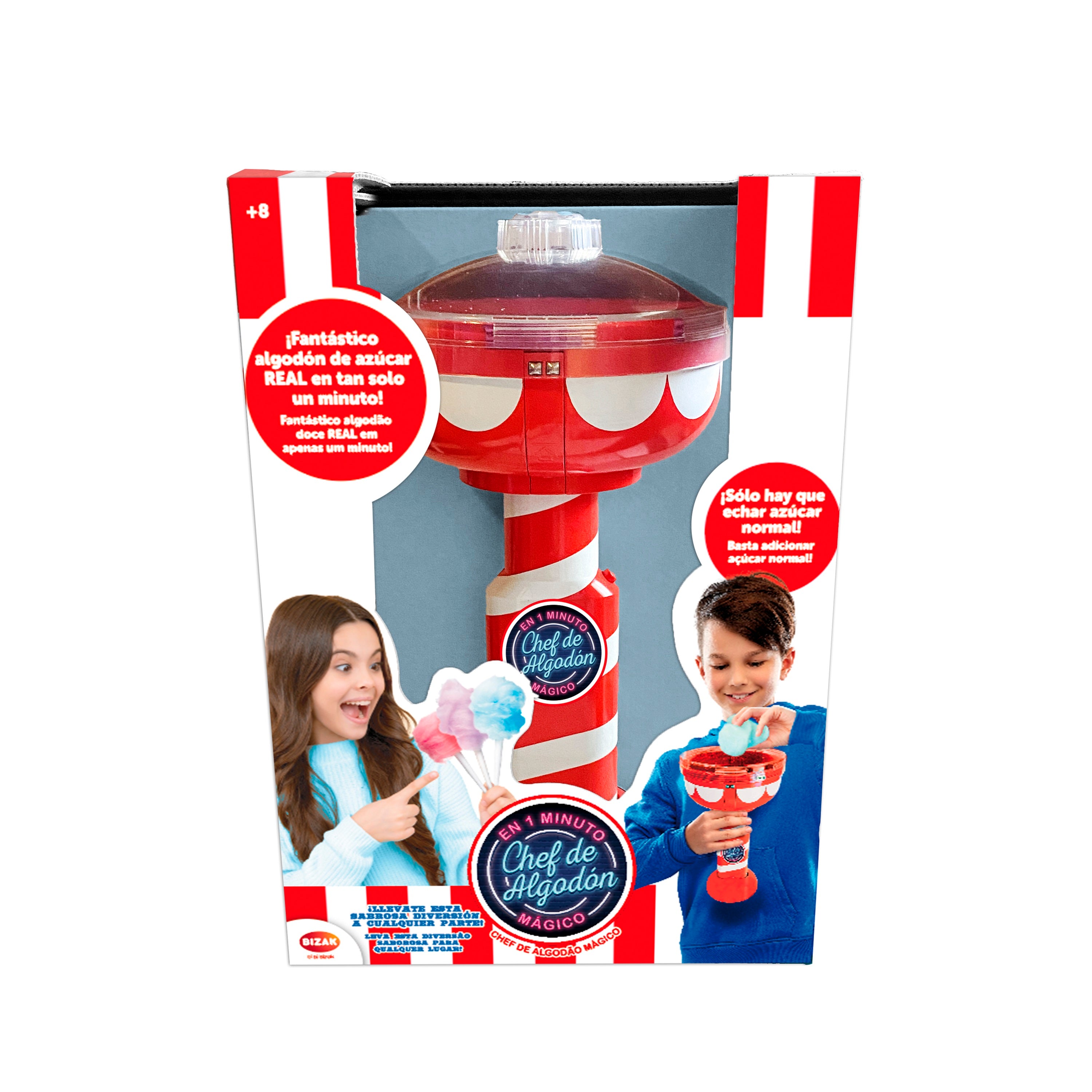 Chef de algodón de azúcar mágico 