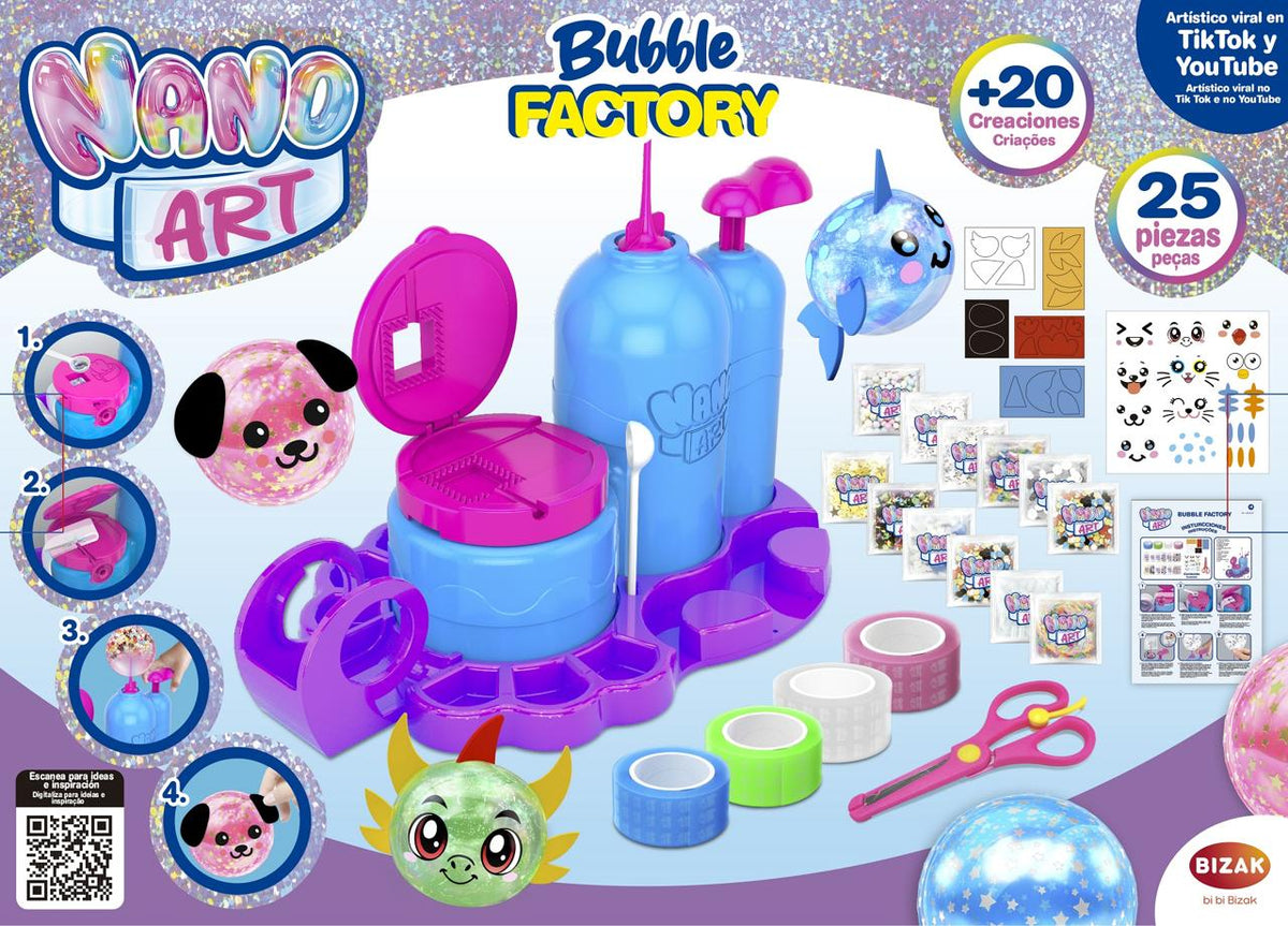 Nano Arte Fábrica de Burbujas