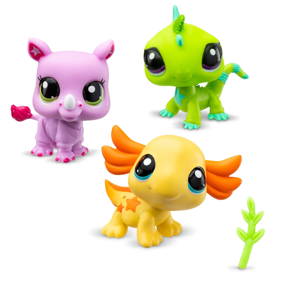 Littlest Pet Shop - Paquete de 3 mascotas #35-#37