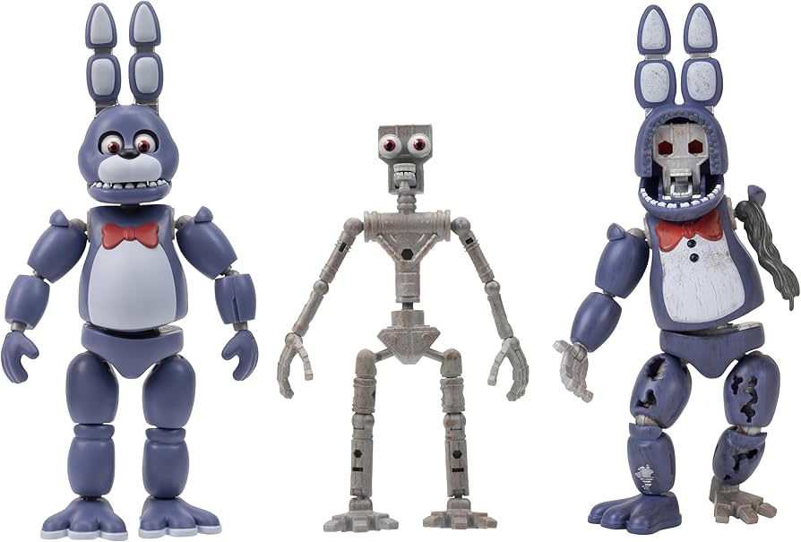 Five Nights at Freedy's - Figura 3 em 1 de 15cm - Endo-Series - Bonnie Parts, Withered Bonnie Parts