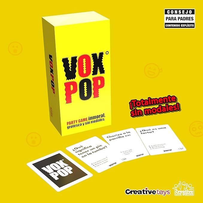 Vox Pop ES - Juegos creativos en vivo