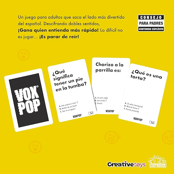 Vox Pop ES - Juegos creativos en vivo
