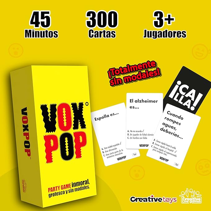 Vox Pop ES - Juegos creativos en vivo