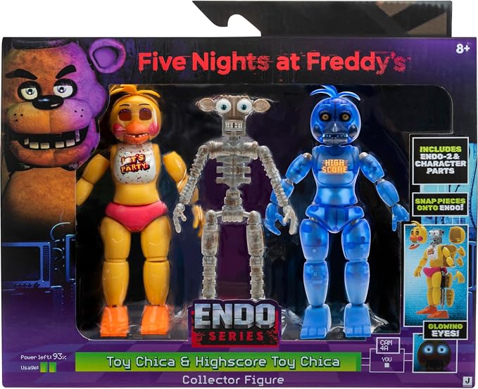 Five Nights at Freddy's – Figura ENDO 3 em 1 Toy Chica Parts, 15 cm