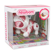 Mascotas robóticas recién nacidas Teksta: cachorro y gatito