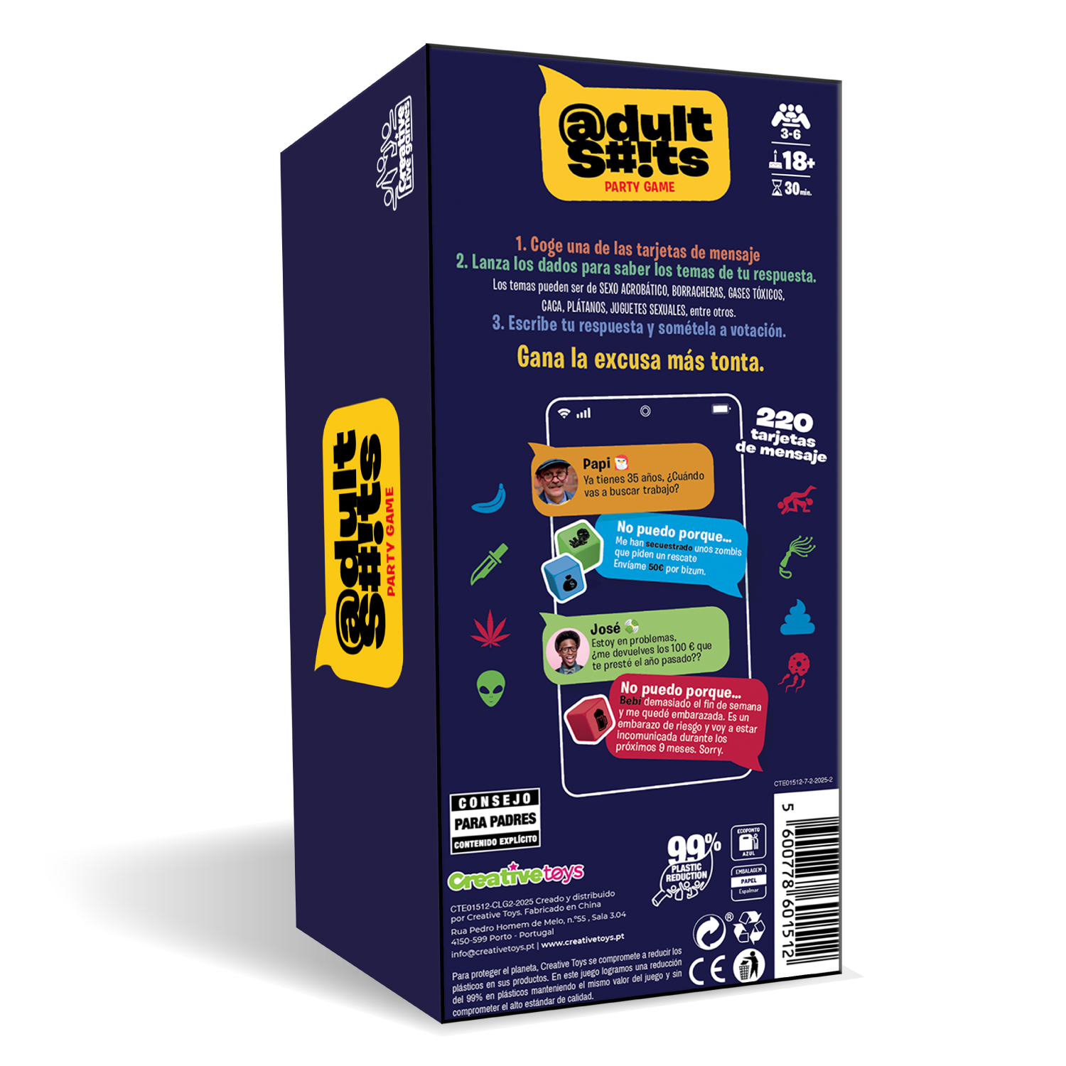 Adult Shits ES - Juegos creativos en vivo