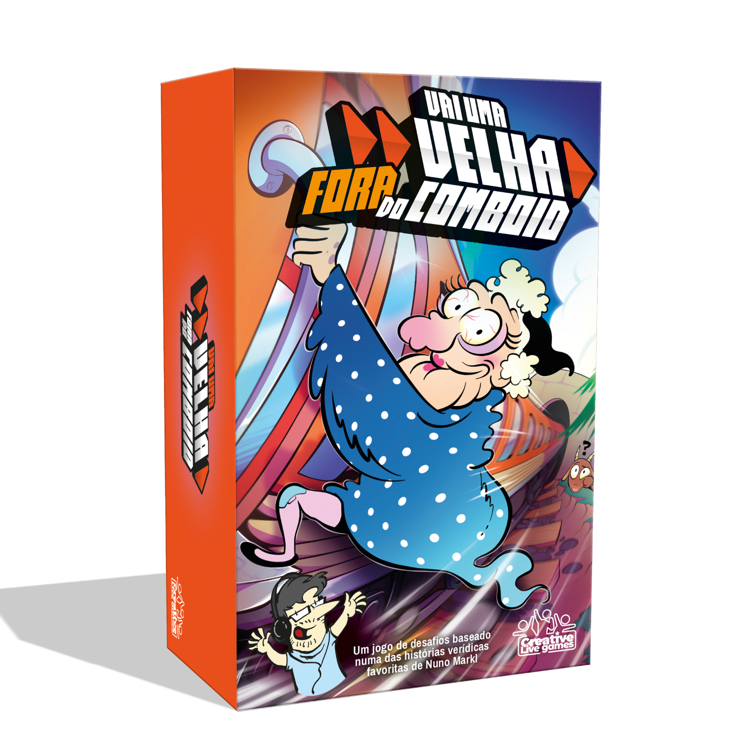 Una anciana se baja del tren - Creative Live Games